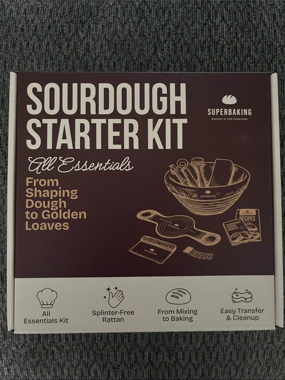 Sourdough Starter Kit — new never used.